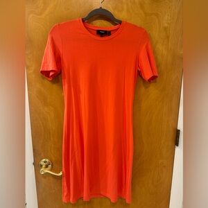 Orange T-shirt Dress by Theory